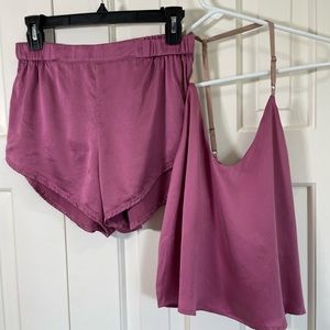 Lunya washable silk short sleep set